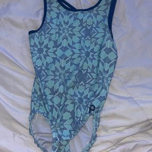 Plum gymnastics leotard